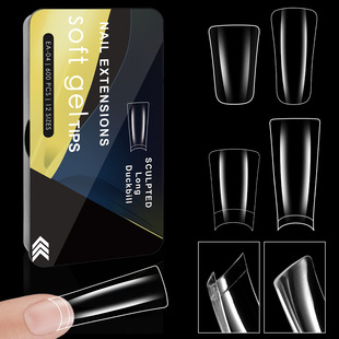Cross-border Explosions Duckbill Manicure Wear Nail Pieces Special-shaped Nail Short Medium Long Duckbill Nail Boxed 600pcs