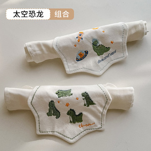 Children's Pure Cotton Sweat-absorbent Towel Kindergarten Boys and Girls Pad Sling Antiperspirant Cotton Gauze Baby Sweat Towel