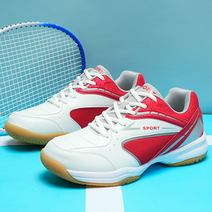 2024 new men's and women's badminton shoes cross-border non-slip shock-absorbing breathable spring and autumn ultra-light 4-generation volleyball tennis shoes