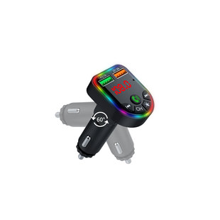 P5 автомобиль QC3.0 Bluetooth MP3-плеер FM-передатчик U диск TF налобный фонарь автомобиль MP3 зарядное устройство p20