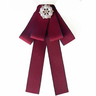 Star Same Style College Style Bow Tie Female Graduation Photophoto Bachelor's Clothing Bank Stewardess Shirt Bow Decoration