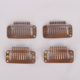 U-shaped wig hair clip BB drop clip fixing accessories hat windproof black paint wig Accessories Wholesale
