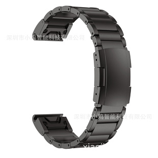 Подходит для быстросъемного ремешка GARMIN FENIX5 Jiamingfei Neshi 7, титановый ремешок, 26 мм, металлический титановый ремешок