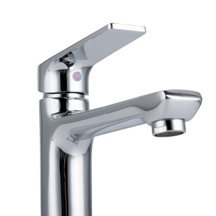 Customized Hot and Cold Faucet Household Wash Basin Faucet Single Hole Honeycomb Water Outlet All Copper Basin Faucet