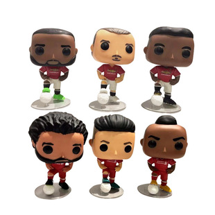 FUNKO POP Manchester United Liverpool Rahborg Baluka Kumane salah Hand Toy