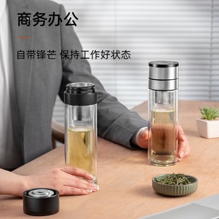 Fuguang bullet finger tea maker Office Home finger pop gift business water cup high temperature resistant glass simple quick Open