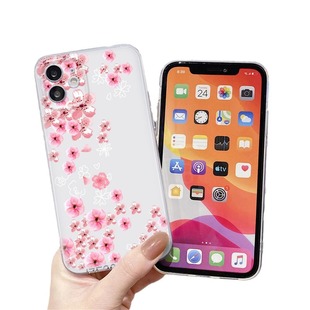 Источник оптовая продажа с фабрики подходит для корпуса мобильного телефона Apple 13 окрашен 15promaxtpu полный пакет печать 12/14 мягкий
