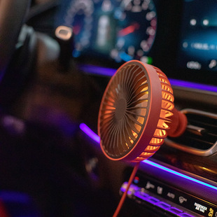 Автомобильный вентилятор USB автомобильный кондиционер вентилятор 12V24V универсальный интерфейс питания с регулируемой скоростью лампы