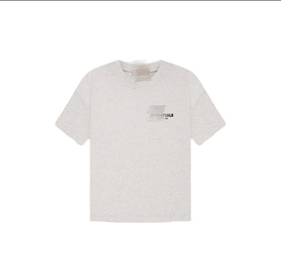 SS22 ESS-Flocking Print Half Sleeve Tee Breathable