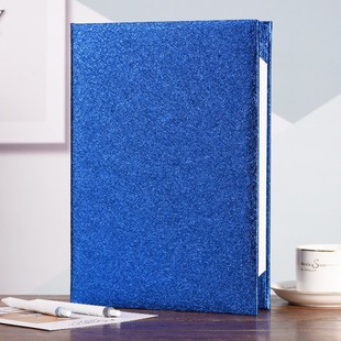 A4 Blank Certificate Folder Speech Host Speech Poetry Recitation A3 Business Agreement Signing Folder Double-Sided