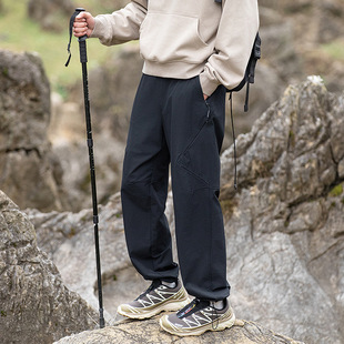 IZEXX Fashion Brand Spring New Sports Casual Trousers Men's and Women's Outdoor Elastic Quick-drying Straight Leg Straight Pants