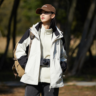 1818 autumn and winter women's outdoor assault suit two-piece coral fleece padded liner detachable men's mountaineering suit for men and women