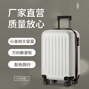 New travel case 20 inch large capacity portable boarding case simple fashion universal wheel combination lock trolley case