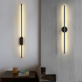 Minimalist Long Wall Lamp Bedroom Bedside Lamp Creative LED Lamp Modern Simple Nordic Living Room Corridor Aisle Lamps