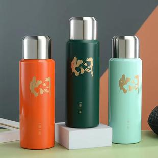 New outdoor travel portable stuffy tea insulated water Cup 316 stainless steel liner steel cover large capacity kettle wholesale