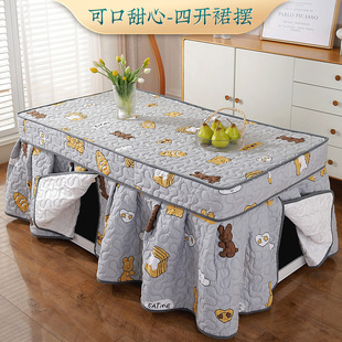 Simple modern winter thickened oven cover electric stove cover fire stove cover coffee table table cover electric heating cover tablecloth wholesale