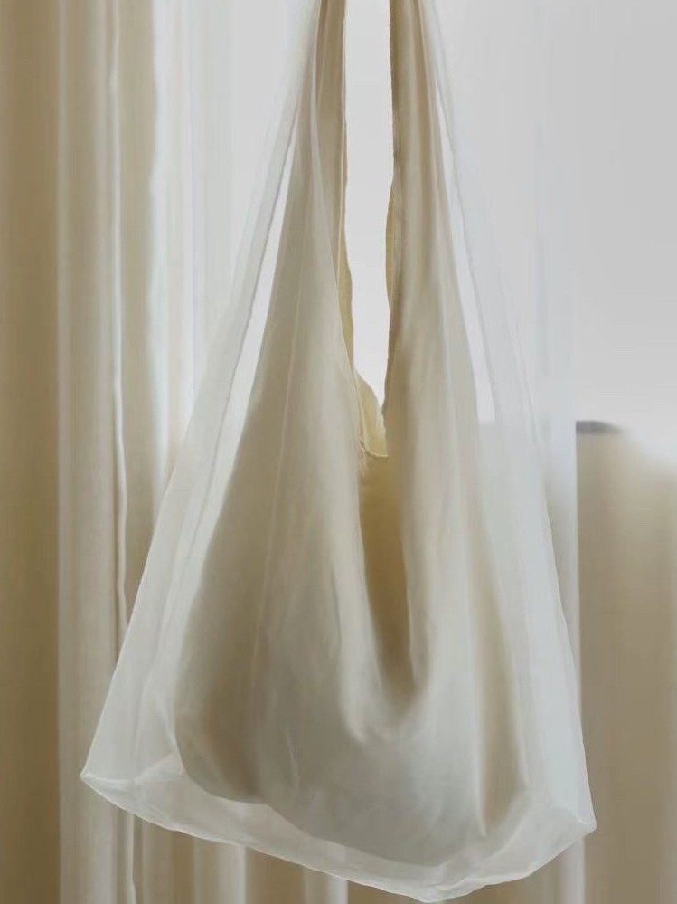 DIY handmade mesh bag, perfect for photos, a fairy-like shoulder bag, tote bag, multiple layers for an even more ethereal look, factory direct sales.