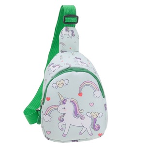Cute Funny Cartoon Cute Boys and Girls Chest Bag 2024 New Foreign Trade Children's Bag Stylish Printed Children's Crossbody Bag