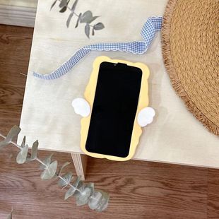 Cartoon angel butter bear iPhone14/13 for 12/11 apple 16/15PROMAX mobile phone case