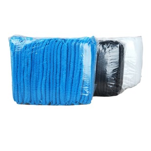 Factory Workshop Household Disposable Non-woven Shower Cap Thickened Dustproof Headgear 100 Strip Hat