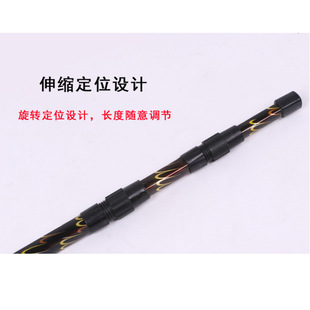 Wholesale braiding net aluminum alloy braiding net dense eye fishing net folding flower rod fishing net rod fishing gear wholesale