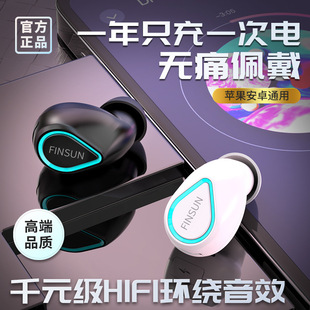 Новые 5.3 Bluetooth-наушники Беспроводные мини-одно ухо-вкладыши спортивный автомобиль бизнес стерео шумоподавление наушников