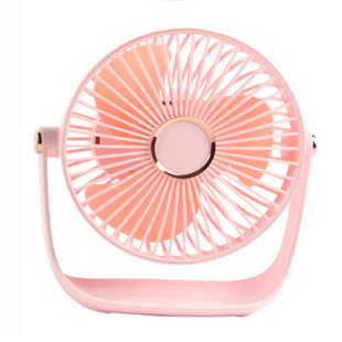 Cross-border new charging plug-in two-use desktop fan with lamp charging long endurance silent office desktop fan
