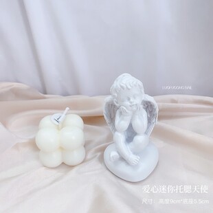 Ins Nail Art Фото Реквизит Гостевая фотография Ручная съемка Дисплей Украшения Тканые кисточки Pad Ангел Интернет Знаменитости Украшения Новинка