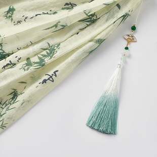 2025 Girl's Ancient Style suit Spring Embroidered Horse-Noodle Dress Two-Piece Set 3538 Baby Girl's Spring and Autumn Chinese Style Hanfu