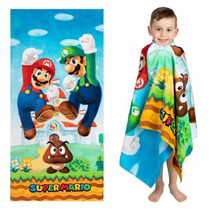 Amazon Explosive Animated Cartoon Beach Towel Sonic Mario Woof Team Soft Comfortable Towel