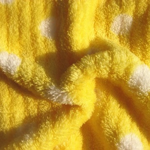 Printed striped coral fleece bathrobe fabric knitted warp knitted polyester dispersed printed double-sided vertical striped coral flannel