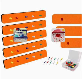 Cross-border Amazon felt board message note memo note comes with adhesive bulletin board office decoration strip