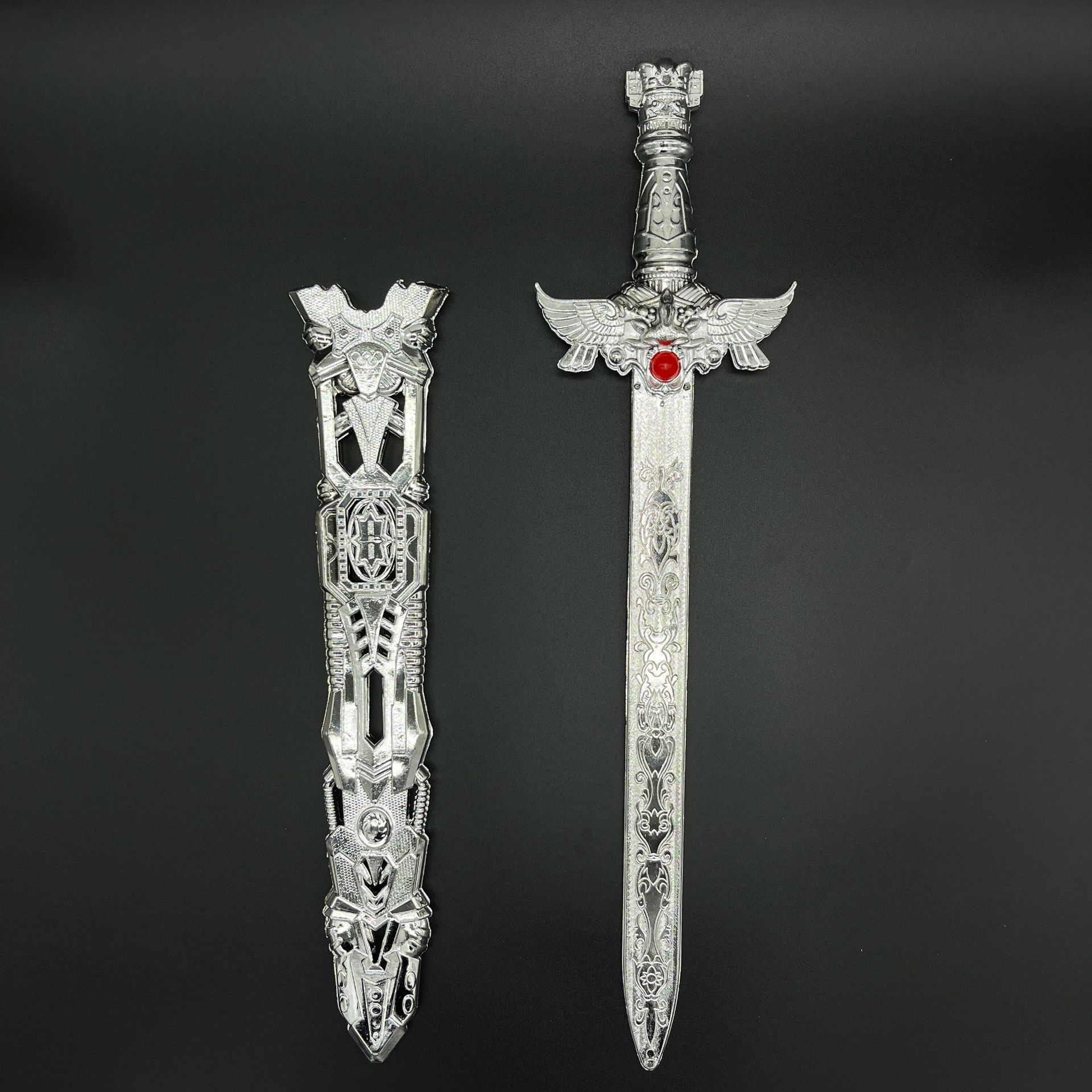 Factory Direct Sales of Children's Toys, Plastic Swords, Colorful Plastic Swords, Weapons, 668 Flying Sword Props, Xuanyuan Sword