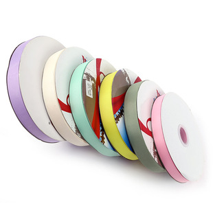 Wholesale 1-7.5cm high density thickened rib with wedding gift box cake bouquet Ribbon small fragrant wind thread belt