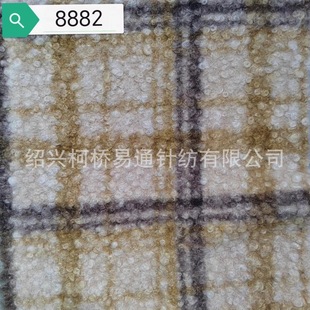 Фабрика в наличии Осенне-зимний утолщенный теплый принт Xiaoqing новая петля флисовая одежда модная флисовая шерстяная ткань пальто