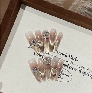 【Fine Dog Point Series 2.0】Носимые ногти ручной работы Tao Xili Nail Art Элегантная и осветляющая коллекция Fine Dog Point Series.