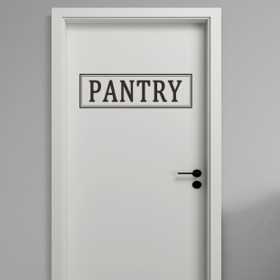 Новый FX-A147 английский слоган PANTRY дверные наклейки для хранения продуктов украшения стен дома Наклейки на стены самоклеящиеся