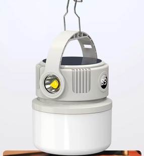 Cross-border Explosions Solar Lights Outdoor Camping Lights Long Endurance Strong Light Stall Portable Rechargeable Lighting Camp