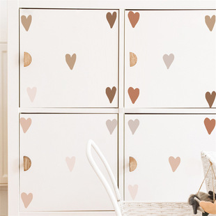 Новые AD23006 индивидуальные наклейки в виде сердца любят DIY детская комната Детский сад украшения стены дома наклейки самоклеящиеся