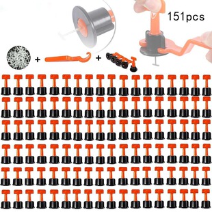 Cross-border 151PCs tile leveler factory leveler cross plastic wall tile locator regulator tool