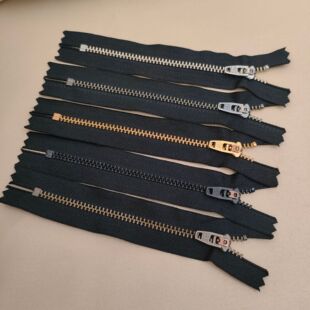 YKK genuine goods No.3 YG Teeth Black Cloth Metal Closed Tail Zipper Jeans Special Zipper Jeans Spring Zipper