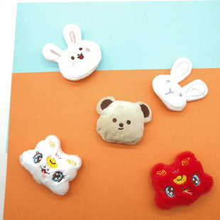 Headwear Hair Band Head Buckle Accessories Plush Snake Figure Head Cloth Patch Brooch Scarf Hat Pajamas Bag Accessories