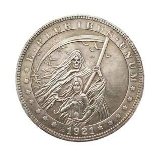 Антикварные ремесла 1921 латунные серебряные блуждающие монеты #4737