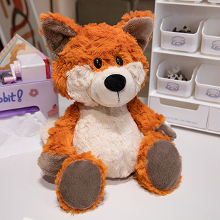 NICI Forest Friends Cute Little Fox Plush Toy Raccoon Doll Children's Toy Doll Accompanying Gift