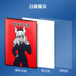Art Card Set Frosted Printing Card Set Cartoon Animation Card Printing Composite Magic Card Set Printing Customization