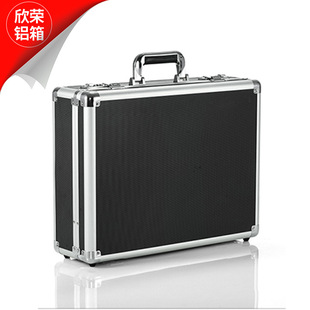 Aluminum Alloy Buckle Lock Satchel Storage Box Aluminum Alloy Tool Box Multi-Functional Instrument Storage Display Box File Box