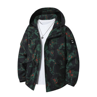 Spring and Autumn Explosions Outdoor Three-in-One Charge Clothes Couple's Workwear Coat Trendy Brand Mountain Windproof and Waterproof Mountaineering Suit