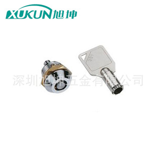 Press lock with spring press type door lock Mini small lock key lock head security door lock head