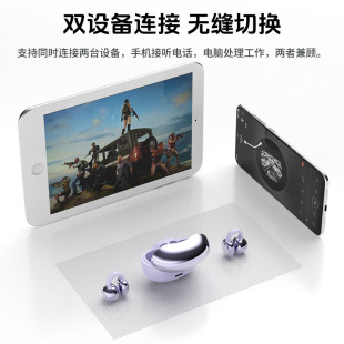 Cross-Border Popular Ear Clip Headphones for Sports and Running 2025 New Bluetooth Headphones with Super Long Battery Life Ai Intelligent Translation