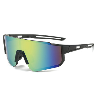Cross-border new women's outdoor riding sunglasses one-piece bicycle windshield 9815 European and American men's sports sunglasses